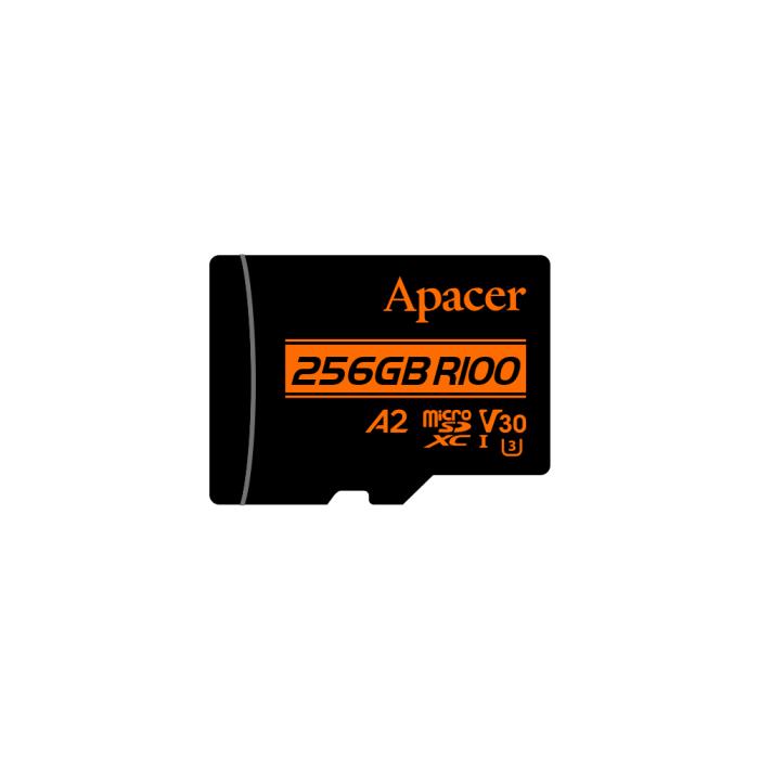 Memory Card Micro SDXC UHS-I U3 V30 256GB Apacer A2 | MEMORY CARDS | elabstore.gr