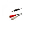3m Stereo 3.5mm M Plug To 2RCA F Plug Nickel | Ήχου & Εικόνας | elabstore.gr
