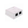 Πρίζα Cat5e 2 Port Well LANBOX-SM-U5X2-WL | Δικτυακά & Τηλεφωνίας | elabstore.gr