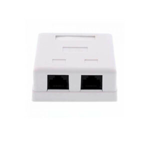 Πρίζα Cat5e 2 Port Well LANBOX-SM-U5X2-WL | Δικτυακά & Τηλεφωνίας | elabstore.gr