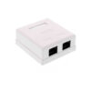 Πριζα Cat6 2 Port Well LANBOX-SM-U6x2-WL | Δικτυακά & Τηλεφωνίας | elabstore.gr