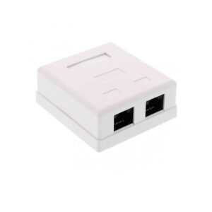 Πριζα Cat6 2 Port Well LANBOX-SM-U6x2-WL | Δικτυακά & Τηλεφωνίας | elabstore.gr