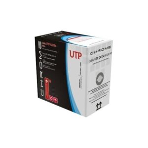 UTP CAT-5 305m Chrome Πολύκλωνο Pull Out Box Well UTP5E-CCA/S-305-CHR | Δικτυακά & Τηλεφωνίας | elabstore.gr