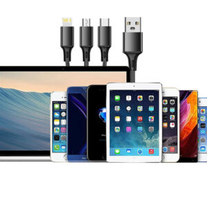 Καλώδιο Φόρτισης & Data 3in1Micro Usb/Type-C/Lighting | Περιφερειακά | elabstore.gr