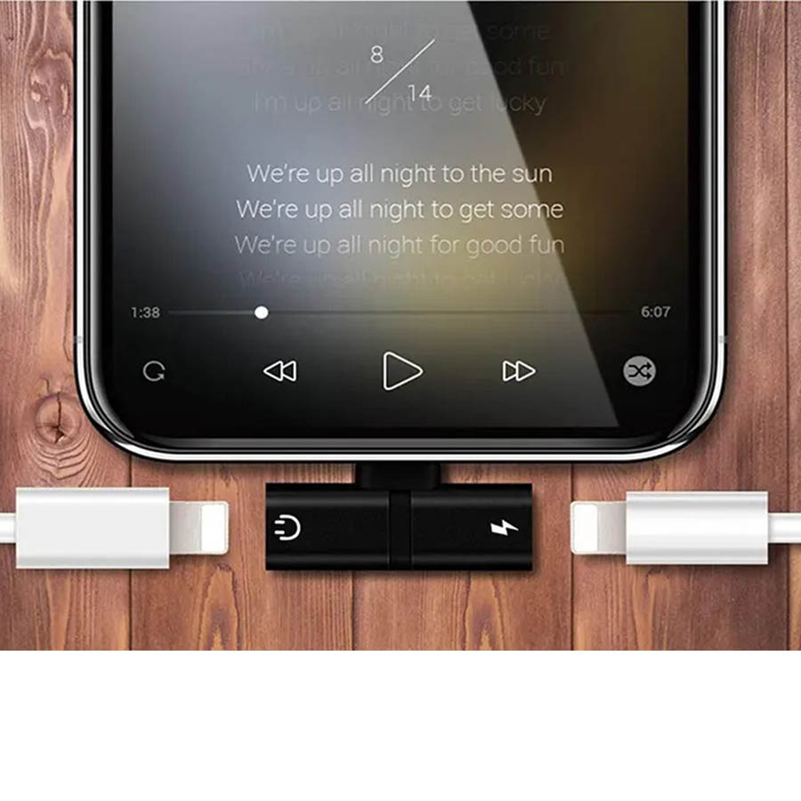 Lighting Splitter Music and Charging at the same time for iPhone | eLabstore.gr Lighting Splitter Music and Charging at the same time for iPhone | Περιφερειακά | elabstore.gr