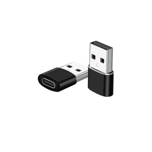 Μετατροπέας TYPE C FEMALE TO USB 2.0 MALE 2.4A BLACK | Περιφερειακά | elabstore.gr
