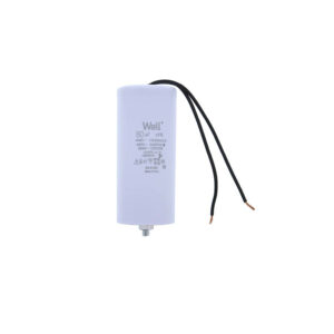 Πυκνωτής Λειτουργίας Well 80μF με καλώδιο 400V MOTCAP-80UF-WR-WL | Ηλεκτρολογικά | elabstore.gr