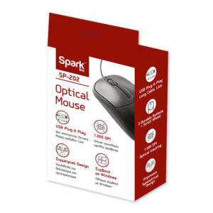 Ενσύρματο Ποντίκι USB 1000dpi μαύρο Spark Line SP-202 | eLabstore.gr Ενσύρματο Ποντίκι USB 1000dpi μαύρο SP-202 Sparkline | Περιφερειακά | elabstore.gr