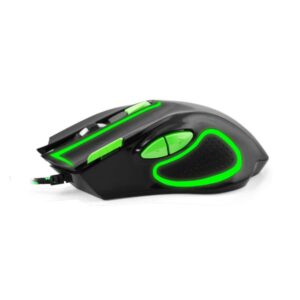 Hawk Gaming mouse ενσύρματο μαύρο/πράσινο 7 Keys 2400dpi EGM401KG | eLabstore.gr Hawk Gaming mouse ενσύρματο μαύρο/πράσινο 7 Keys 2400dpi EGM401KG | Περιφερειακά | elabstore.gr