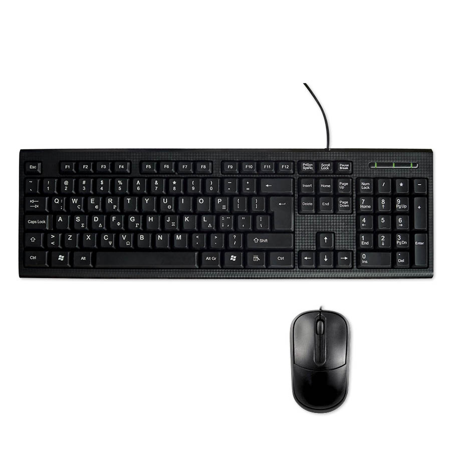 Σετ Πληκτρολόγιο - Ποντίκι Ενσύρματο USB SP-5500 | eLabstore.gr Σετ Πληκτρολόγιο - Ποντίκι Ενσύρματο USB SP-5500 Sparkline | Περιφερειακά | elabstore.gr