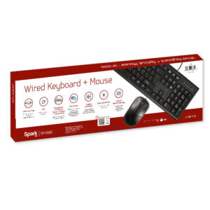 Σετ Πληκτρολόγιο - Ποντίκι Ενσύρματο USB SP-5500 | eLabstore.gr Σετ Πληκτρολόγιο - Ποντίκι Ενσύρματο USB SP-5500 Sparkline | Περιφερειακά | elabstore.gr