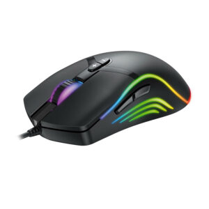 Varr RGB Gaming mouse1000/1600/3200/6400Dpi Μαύρο VGMB03 | Περιφερειακά | elabstore.gr
