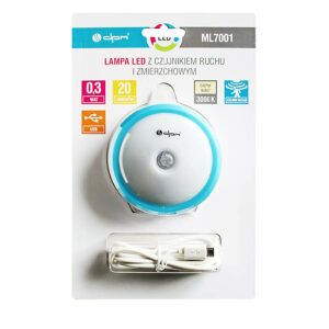 LED Φωτάκι Νυχτός με αισθητήρα κίνησης ML7001 0,3W | Φωτισμός | elabstore.gr