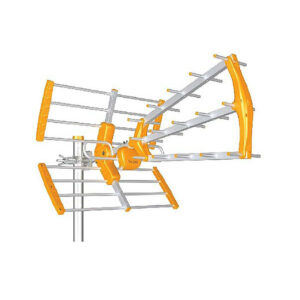 Τριπλή κεραία UHF, 15db, πορτοκαλί χρώματος ANT-BKM15700 | Συστήματα Λήψης | elabstore.gr