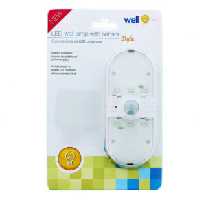 WELL Φωτιστικό LED x 6 με ασθητήρα STYLE LEDSLN-STYLE-WL | Φωτισμός | elabstore.gr