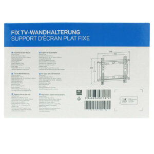 Βάση FX43 13``-43``Μαύρη Σταθερή Well TVS-LCD-FX43-WL | Αξεσουάρ &Περιφερειακά TV | elabstore.gr