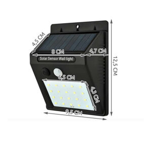 Ηλιακό Επιτοίχιο φωτιστικό 20 LED με αισθητήρα κίνησης αδιάβροχο | eLabstore.gr Ηλιακό Επιτοίχιο φωτιστικό 20 LED με αισθητήρα κίνησης αδιάβροχο | Φωτισμός | elabstore.gr