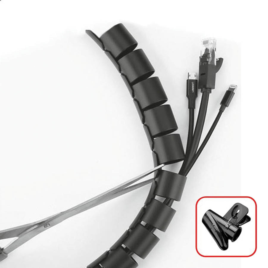 Σπιράλ καλωδίων με κλιπ 15mm 2μέτρα | eLabstore.gr Σπιράλ καλωδίων με κλιπ 15mm 2μέτρα | Ηλεκτρολογικά | elabstore.gr