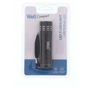 Well Φακός 9 LED Compact  μαύρος TORCH-COMPACTBK-WL | Φωτισμός | elabstore.gr