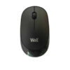 MW104 Well Ασύρματο Ποντίκι USB μαύρο 1600dpi MOUSE-WLESS-MW104BK-WL | Περιφερειακά | elabstore.gr