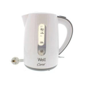 Βραστήρας νερού CORAL 1.7L λευκός Well KETTLE-CORAL-WL | Οικιακά είδη | elabstore.gr