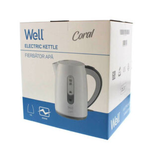 Βραστήρας νερού CORAL 1.7L λευκός Well KETTLE-CORAL-WL | eLabstore.gr Βραστήρας νερού CORAL 1.7L λευκός Well KETTLE-CORAL-WL | Οικιακά είδη | elabstore.gr