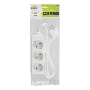 Πολύπριζα 3θ 16A 1M,3g1 λευκό LS-3W LIME | Ηλεκτρολογικά | elabstore.gr