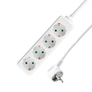 Πολύπριζα 4θ 16A 1M,3g1 λευκό LS-4W LIME | Ηλεκτρολογικά | elabstore.gr