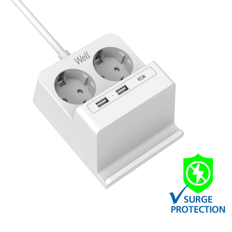 Πολύπριζο Well 2x Schuko και 2x USB A & 1x USB Type-C Wireless Charger 2m/3g1.5 με προστασία EXTS-2S | eLabstore.gr Πολύπριζο Well 2x Schuko και 2x USB A & 1x USB Type-C Wireless Charger 2m/3g1.5 με προστασία EXTS-2S | Ηλεκτρολογικά | elabstore.gr