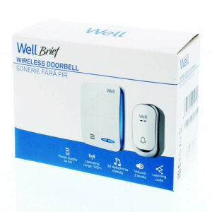 Κουδούνι ασύρματο πόρτας DC/DC 32 μελωδιών IP62 BRIEF Well DOORBELL-BRIEF-WL | eLabstore.gr Κουδούνι ασύρματο πόρτας DC/DC 32 μελωδιών IP62 BRIEF Well DOORBELL-BRIEF-WL | Ηλεκτρολογικά | elabstore.gr