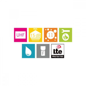 Εξωτερική κεραία HN39N κατευθυντική με φίλτρο LTE(yagi) | Συστήματα Λήψης | elabstore.gr