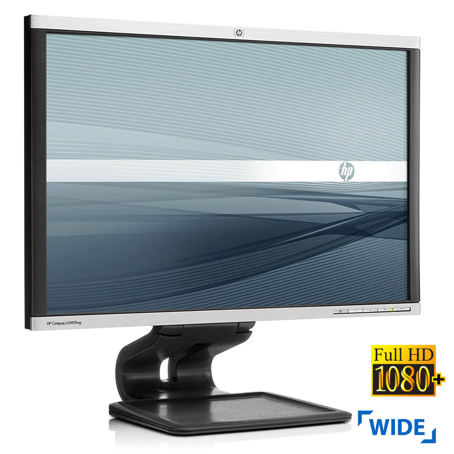 Used Monitor LA2405wg TFT/HP/24”/1920x1200/wide/Silver/Black/D-SUB & DVI-D & USB HUB | eLabstore.gr Used Monitor LA2405wg TFT/HP/24"FHD/1920x1200/Wide/Silver/Black/DP & D-SUB & DVI-D & USB HUB | Refurbished | elabstore.gr