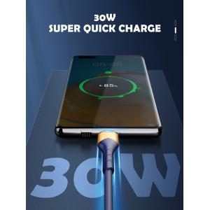 LDNIO καλώδιο USB-C σε USB LS801, 30W, 1m, μπλε | Καλώδια - Αντάπτορες | elabstore.gr