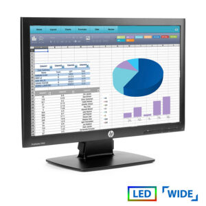 Used Monitor ProDisplay P201 LED/HP/20”/1600x900/Wide/Black/D-SUB & DVI-D | Refurbished | elabstore.gr