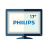 Used Monitor 170x TFT/Philips/17"/1280x1024/Silver or Black/VGA | eLabstore.gr Used Monitor TFT/Philips/17”/1280x1024/Silver/Black/D-SUB | Refurbished | elabstore.gr