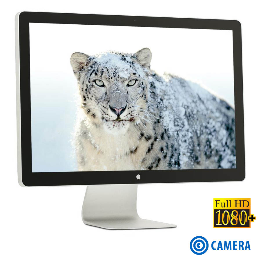 Used Monitor Cinema Display TFT/ Apple/ 24"/ 1920x1200/ Silver/ Black/ Camera/ Mini DisplayPort | eLabstore.gr Used Monitor Cinema Display TFT/Apple/24"/1920x1200/Silver/Black/Camera/Mini DisplayPort | Refurbished | elabstore.gr