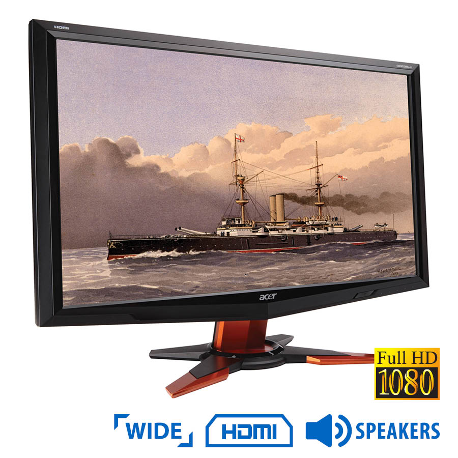 Used Monitor GD245HQ/ Acer/ 24"/ 1920x1080/ Wide/ Black/ With Speakers/ DVI-D & HDMI | eLabstore.gr Used Monitor GD245HQ/Acer/24"/1920x1080/Wide/Black/w/Speakers/DVI-D & HDMI | Refurbished | elabstore.gr