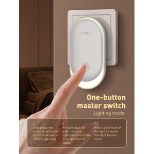 LDNIO φωτιστικό νυκτός Y1 με αισθητήρα φωτός, 0.5W, 3500K | eLabstore.gr