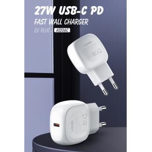 LDNIO φορτιστής τοίχου A1206C με καλώδιο USB-C, 1x USB-C, 27W PD, λευκός | Αξεσουάρ κινητών | elabstore.gr