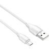 LDNIO καλώδιο Micro USB σε USB LS371, 2.1A, 1m, λευκό | Καλώδια - Αντάπτορες | elabstore.gr