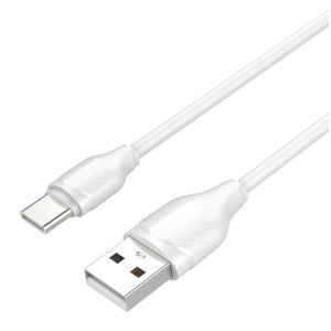 LDNIO καλώδιο USB-C σε USB LS372, 2.1A, 2m, λευκό | Καλώδια - Αντάπτορες | elabstore.gr