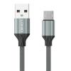 LDNIO καλώδιο Micro USB σε USB LS441, 2.4A, 1m, γκρι | Καλώδια - Αντάπτορες | elabstore.gr
