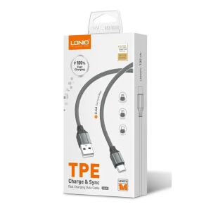 LDNIO καλώδιο Micro USB σε USB LS441, 2.4A, 1m, γκρι | eLabstore.gr LDNIO καλώδιο Micro USB σε USB LS441, 2.4A, 1m, γκρι | Καλώδια - Αντάπτορες | elabstore.gr