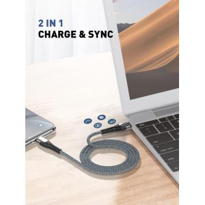 LDNIO καλώδιο Lightning σε USB-C LC111, 30W PD, 1m, γκρι | Καλώδια - Αντάπτορες | elabstore.gr