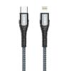 LDNIO καλώδιο Lightning σε USB-C LC112, 30W PD, 2m, γκρι | Καλώδια - Αντάπτορες | elabstore.gr