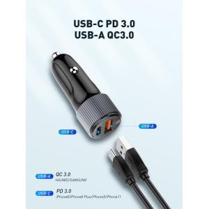 LDNIO φορτιστής αυτοκινήτου C510Q με καλώδιο, USB & USB-C, 38W, μαύρος | Αξεσουάρ κινητών | elabstore.gr