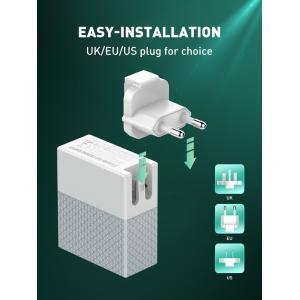 LDNIO φορτιστής τοίχου A2620C με καλώδιο, USB & USB-C, 65W PD, λευκός | eLabstore.gr