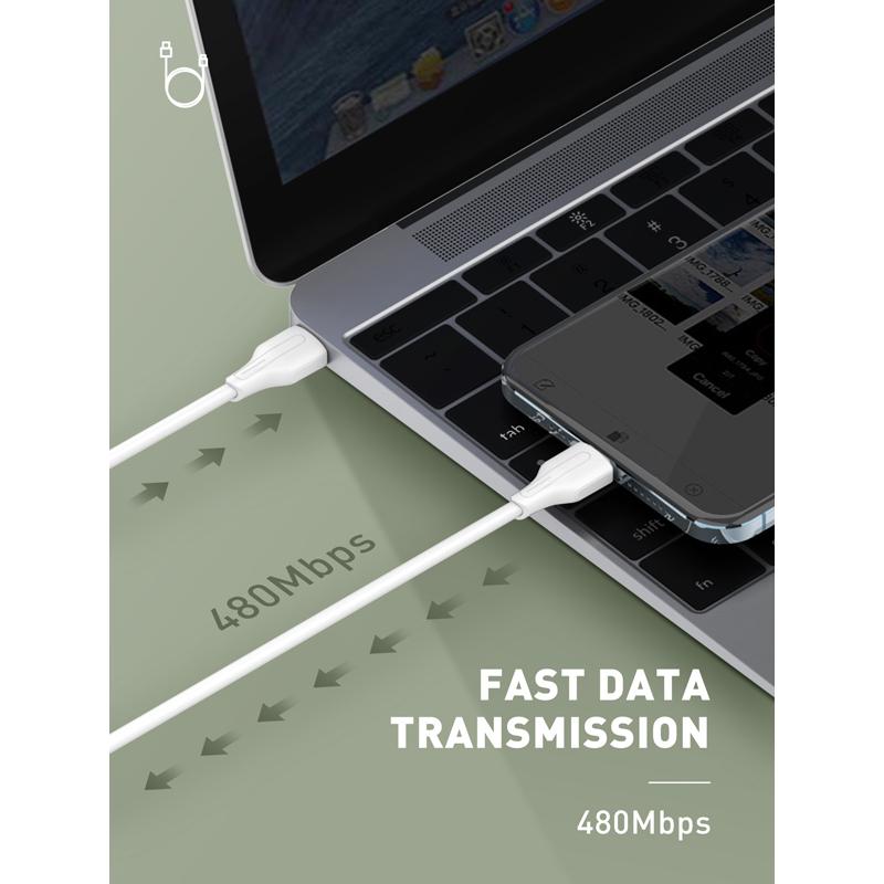 LDNIO καλώδιο Lightning σε USB-C LC122I, 30W PD, 2m, λευκό | eLabstore.gr LDNIO καλώδιο Lightning σε USB-C LC122I, 30W PD, 2m, λευκό | Καλώδια - Αντάπτορες | elabstore.gr