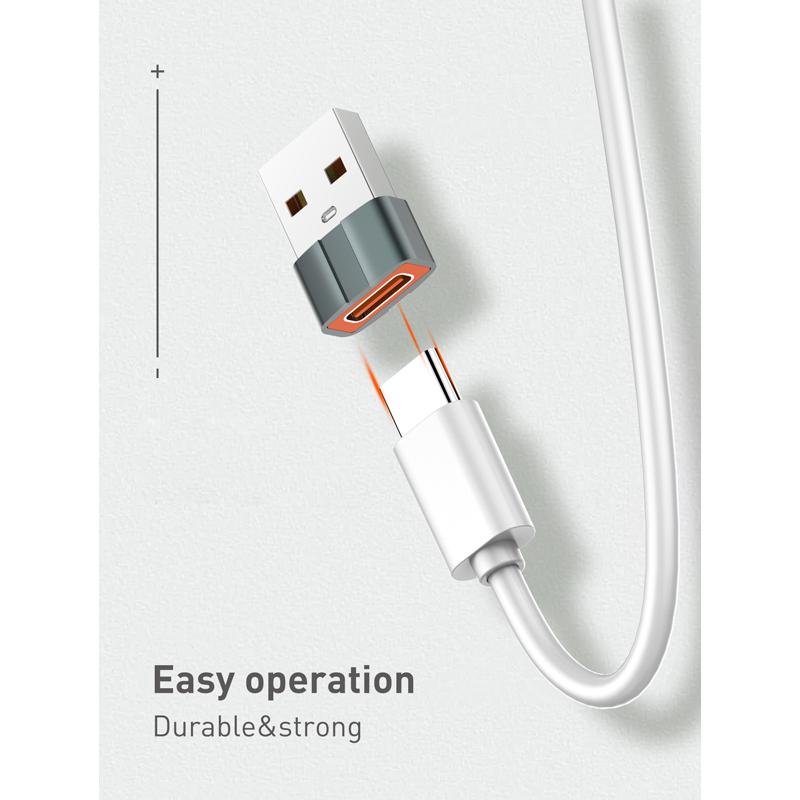 LDNIO αντάπτορας USB σε USB-C LC150, αρσενικό σε θηλυκό, γκρι | eLabstore.gr LDNIO αντάπτορας USB σε USB-C LC150, αρσενικό σε θηλυκό, γκρι | Καλώδια - Αντάπτορες | elabstore.gr