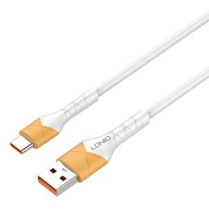 LDNIO καλώδιο USB-C σε USB LS802, 30W, 2m, λευκό | Καλώδια - Αντάπτορες | elabstore.gr